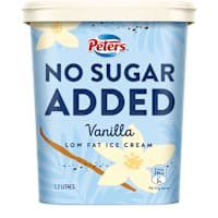 Peters Ice Cream No Added Sugar Creamy Vanilla