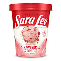 Sara Lee Ice Cream Heavenly Strawberries & Cream