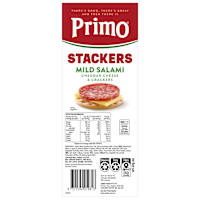 Primo Stackers Mild Salami with Crackers & Cheddar Cheese
