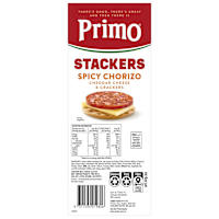 Primo Stackers Spicy Chorizo Cheddar Cheese & Crackers