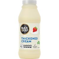 Black & Gold Thickened Cream