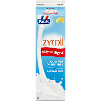 Pauls Zymil Lactose Free Low Fat Dairy Milk