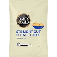 Black & Gold Straight Cut Potato Chips