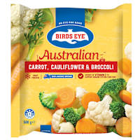 Birds Eye Country Harvest Frozen Carrot, Cauliflower & Broccoli