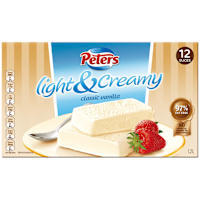 Peters Light & Creamy Classic Vanilla Ice Cream Slices