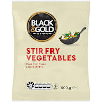 Black & Gold Stir Fry Veg
