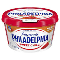 Philadelphia Cream Cheese Sweet Chilli Pourovers