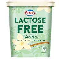 Peters Lactose Free Ice Cream Creamy Vanilla