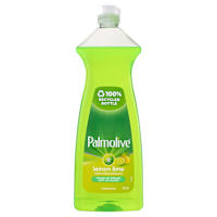 Palmolive Regular Dishwashing Liquid Lemon Lime With Citrus Extracts Tough On Grease