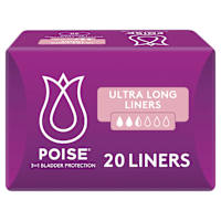 Poise Ultra Long Liners Fragrance Free