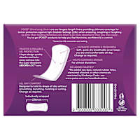 Poise Ultra Long Liners Fragrance Free