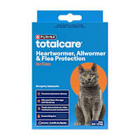 Purina Total Care Heartwormer, Allwormer & Flea Control for Cats (2.6 - 7.5kg) Pipette