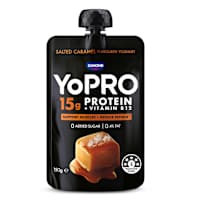 YoPRO High Protein Salted Caramel Yoghurt Pouch