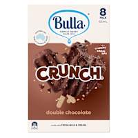 Bulla Crunch Double Choc Ice Creams