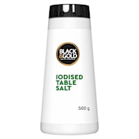 Black & Gold Iodised Table Salt