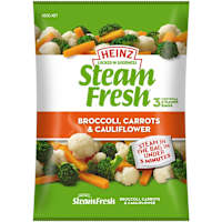 Heinz Steam Fresh Broccoli, Carrot & Cauliflower