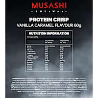 Musashi Protein Crisp Bar Vanilla Caramel