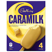 Cadbury Caramilk Ice Cream Sticks