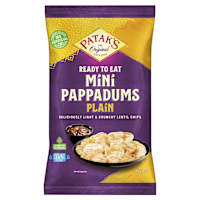 Patak's Mini Plain Ready To Eat Pappadums