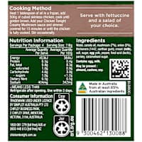 Chicken Tonight Simmer Sauce Creamy Mushroom