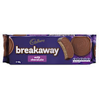 Cadbury Breakaway Milk Chocolate Biscuits