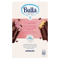 Bulla Caramel, Strawberry, Honeycomb Crunch Ice Creams