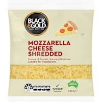 Black & Gold Mozzarella Shredded Cheese