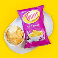 Thins Potato Chips Salt & Vinegar