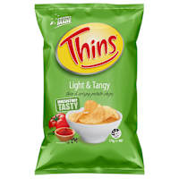 Thins Potato Chips Light & Tangy
