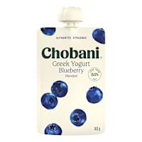 Chobani Greek Yoghurt Blueberry Pouch