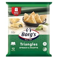 Borg's Spinach & Ricotta Triangles