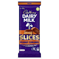 Cadbury Peanut Caramel Slice