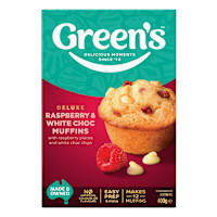 Green's Muffin Mix Raspberry White Choc