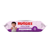 Huggies Baby Wipes Unscented Textured XL Refill