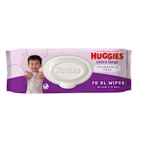 Huggies Baby Wipes Unscented Textured XL Refill