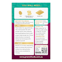 Green's Cookie Mix Raspberry White Choc