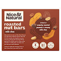 Nice & Natural Roasted Nut Bar Milk Chocolate