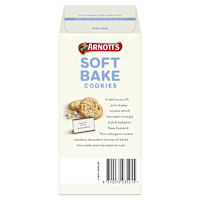 Arnott's Softbake Cookies Biscuits White Choc Macadamia