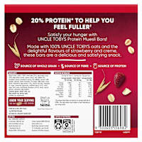 Uncle Tobys Cereal Bar Protein Bar Strawberry & Crème