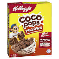 Kellogg's Coco Pops Pillows Choc Brownie Flavour