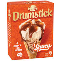 Peters Drumstick Saucy Dulce De Leche
