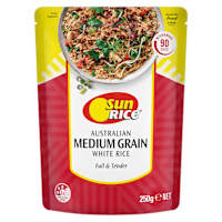 SunRice Microwave Medium Grain Rice