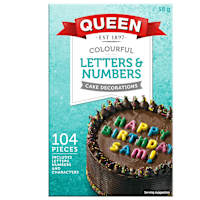 Queen Colourful Letters & Numbers