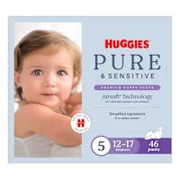 Huggies Pure & Sensitive Nappy Pants Size 5