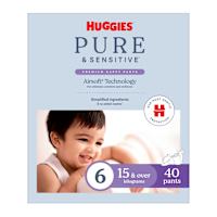 Huggies Pure & Sensitive Nappy Pant Size 6 Large 
