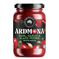 Ardmona Pasta Sauce Basil Garlic & Black Pepper