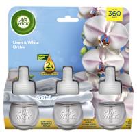 Air Wick Essential Oil Air Freshener Refill Linen & White Orchid 