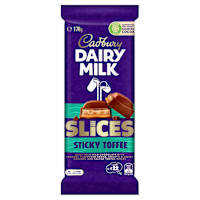 Cadbury Dairy Milk Slices Sticky Toffee