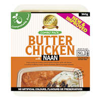 Coco Earth Butter Chicken With Naan 