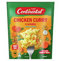 Continental Pasta & Sauce Chicken Curry